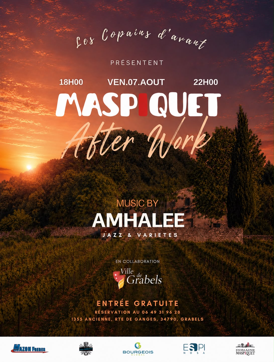 After work Les copains d'avant Grabels